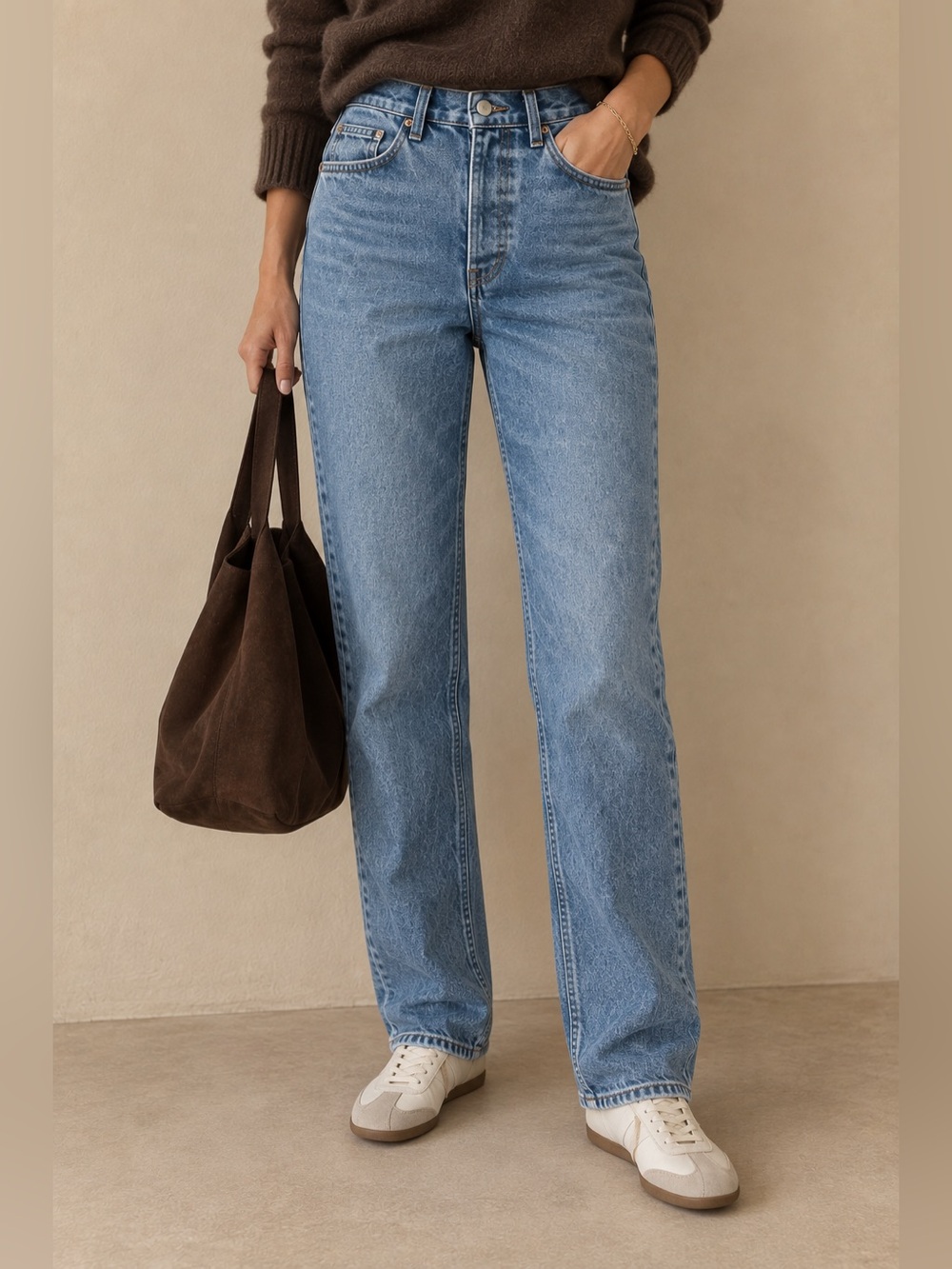 Aritzia Denim Forum The BF High Rise Loose Jeans - Size 26